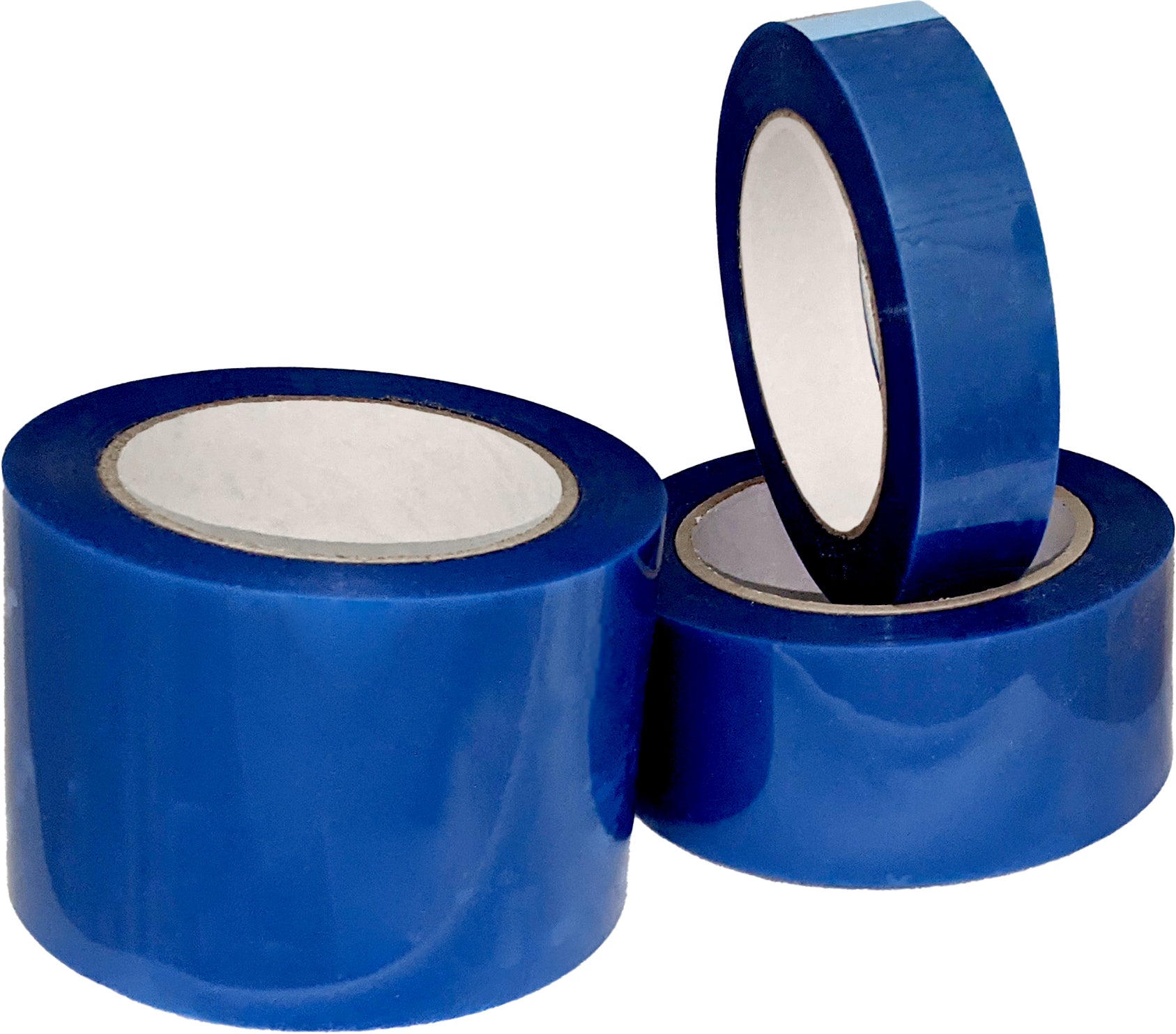 1-mil Blue Polyester (PET) Tape Silicone Adhesive Single-Sided